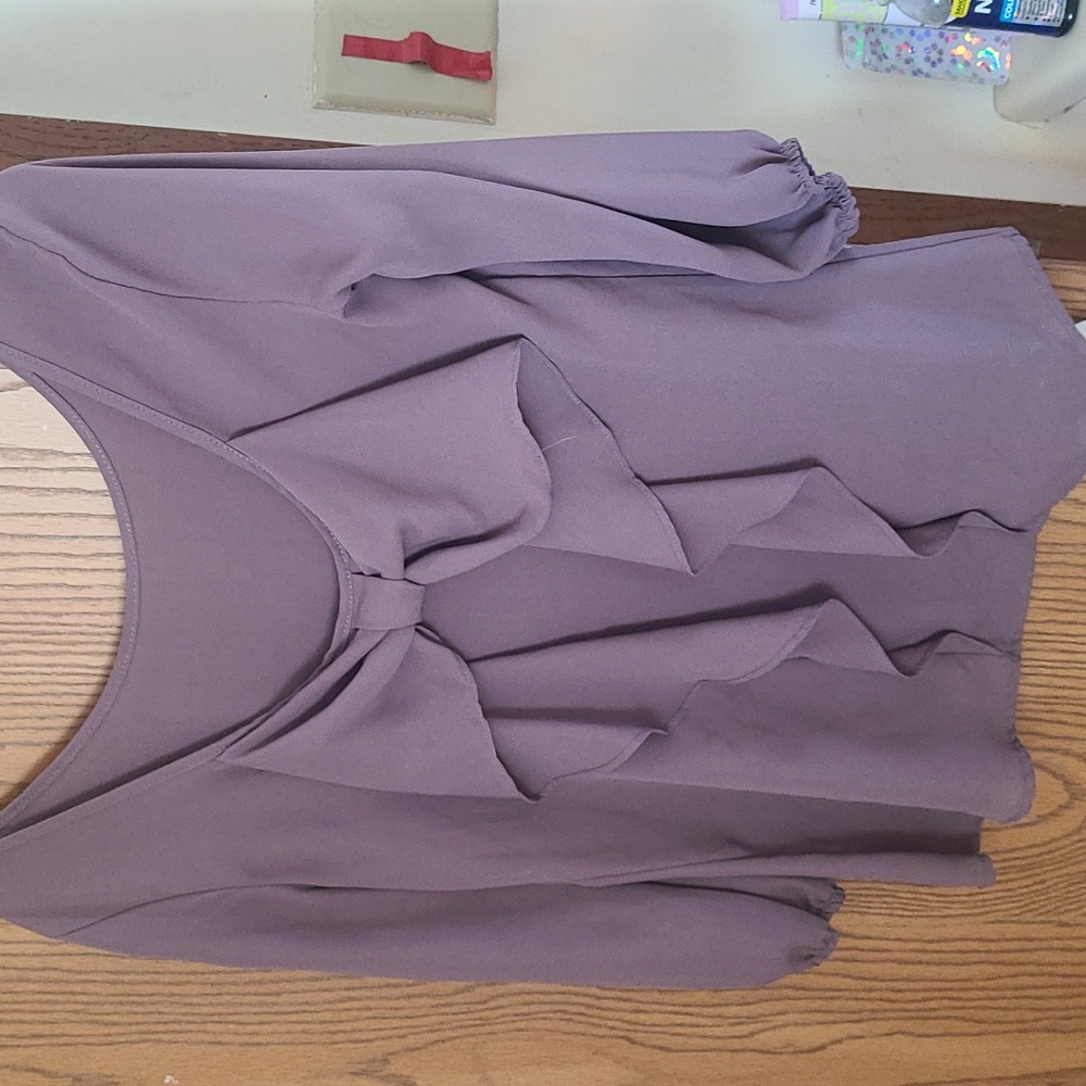 Bow back blouse